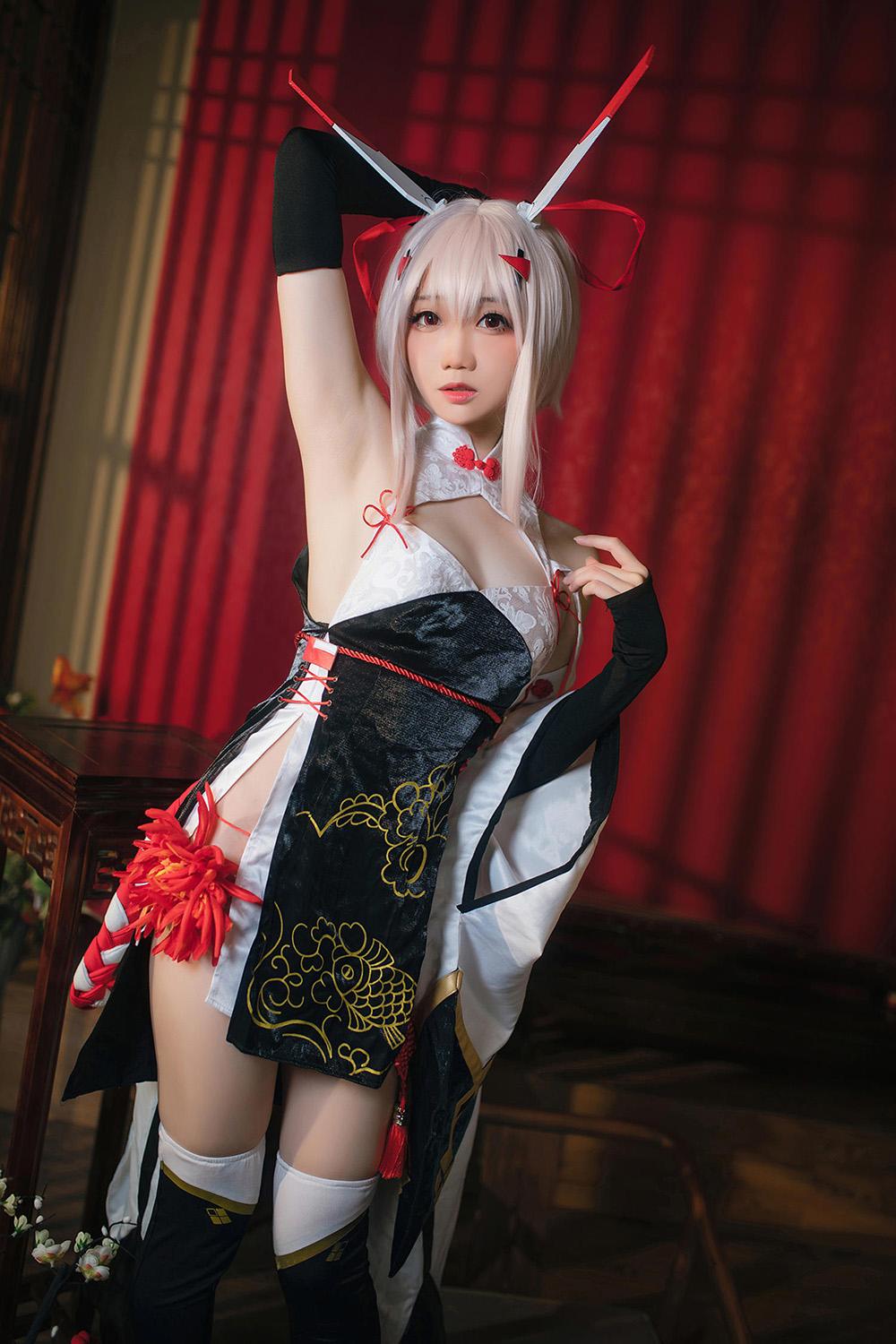 焖焖碳 – NO.046 碧蓝航线 绫波旗袍[25P-375.9M]