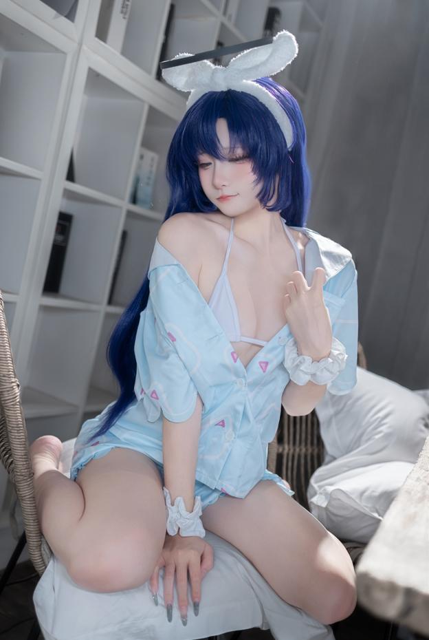 25100110  纸悦Etsu_ko  蔚蓝档案 优香睡衣 35P-616M