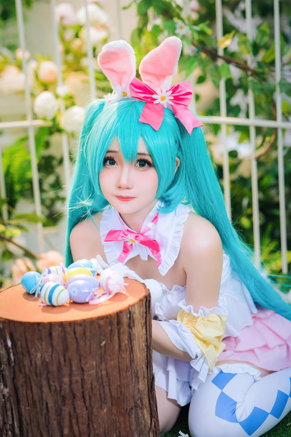 焖焖碳 – NO.050 初音未来 复活节兔子[22P-162.7M]