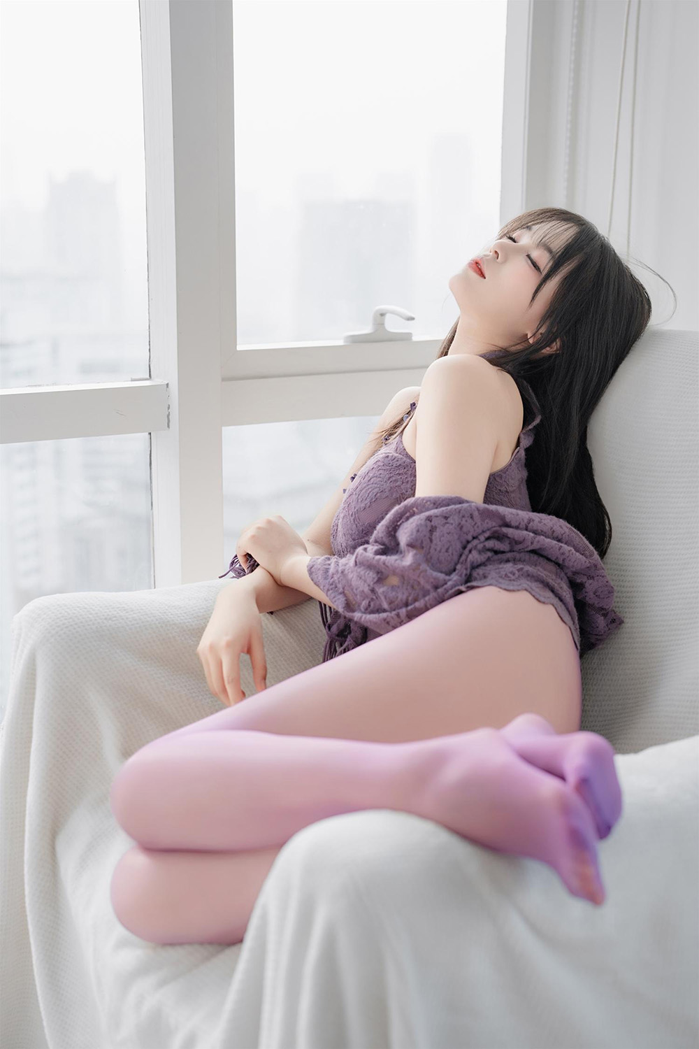 轩萧学姐 – NO.093 紫色旗袍[140P-1.84G]