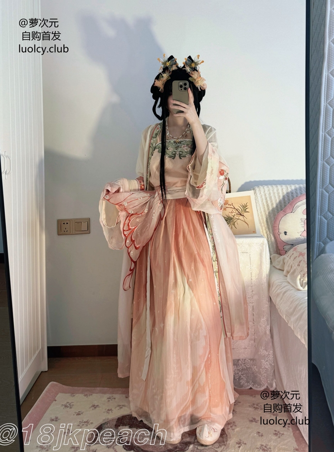 25123018   仙仙桃 - 粉色汉服裙 24P+1V-150M