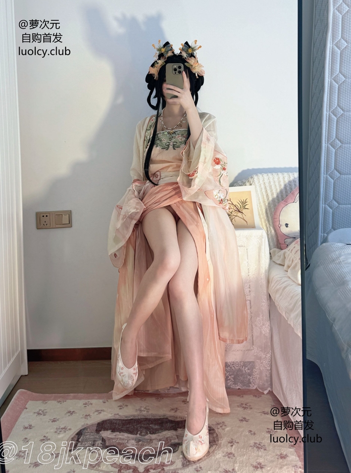 25123018   仙仙桃 - 粉色汉服裙 24P+1V-150M