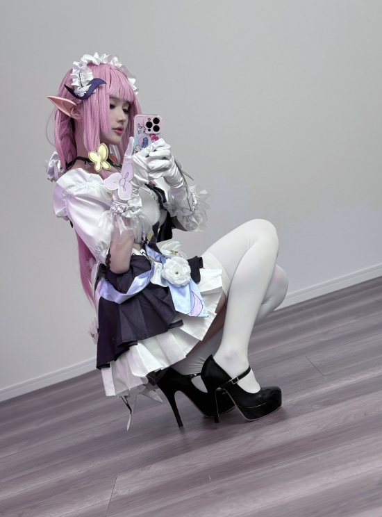 26010720  幼愛Youmeko - 崩坏三 爱莉希雅女仆装 20P-68M