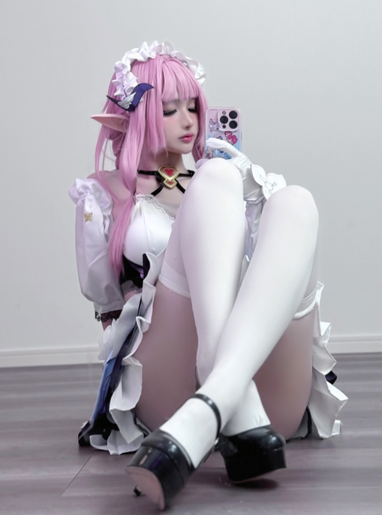 26010720  幼愛Youmeko - 崩坏三 爱莉希雅女仆装 20P-68M