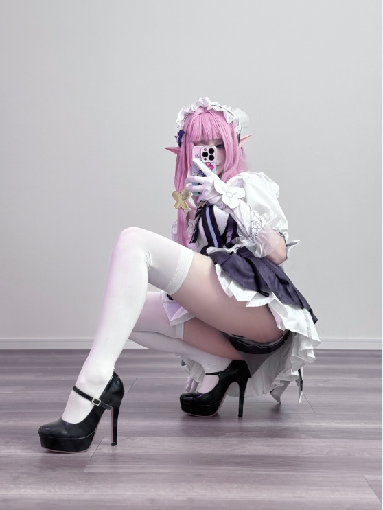 26010720  幼愛Youmeko - 崩坏三 爱莉希雅女仆装 20P-68M