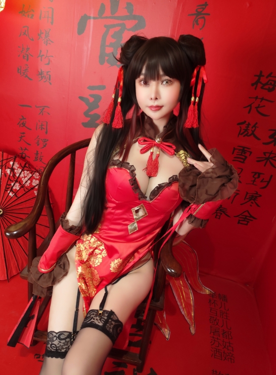 26032919  亚马逊鲶鱼 - 时崎狂三 旗袍 25P+1V-547M