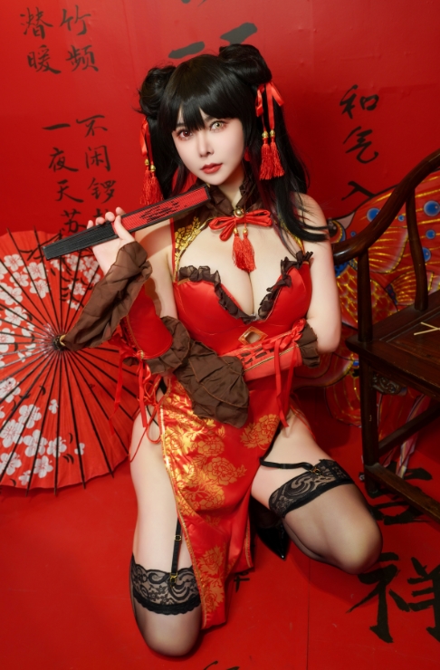 26032919  亚马逊鲶鱼 - 时崎狂三 旗袍 25P+1V-547M