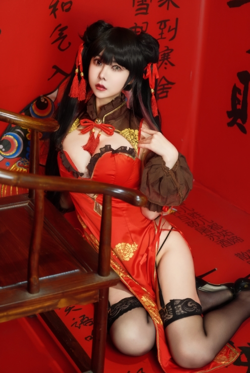 26032919  亚马逊鲶鱼 - 时崎狂三 旗袍 25P+1V-547M