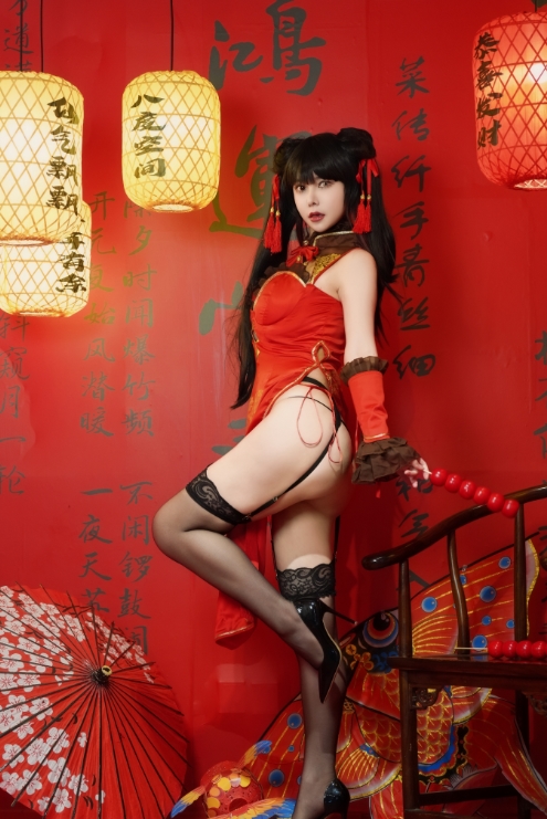 26032919  亚马逊鲶鱼 - 时崎狂三 旗袍 25P+1V-547M