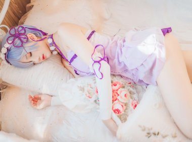 [785]桜桃喵 蕾姆小睡裙 [24P-410MB]