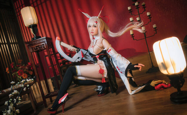 焖焖碳 – NO.046 碧蓝航线 绫波旗袍[25P-375.9M]