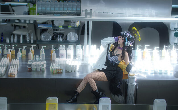 一千只猫薄禾 – NO.019 蔚蓝档案 猫冢响 [18P-191MB]