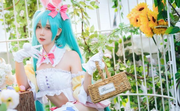 焖焖碳 – NO.050 初音未来 复活节兔子[22P-162.7M]